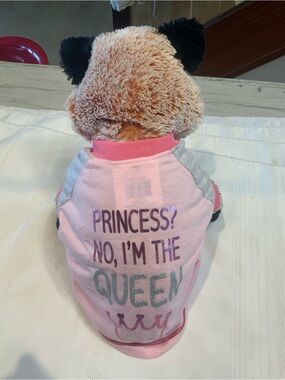 Small Dog T-shirt, Princess, Size S